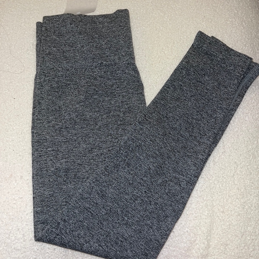 Grey tummy control leggings